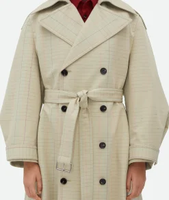 Notebook Wool Cotton Trench Coat