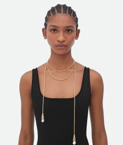 Pearl Scarf Necklace