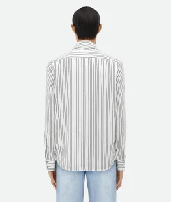 Pinstripe Poplin Shirt