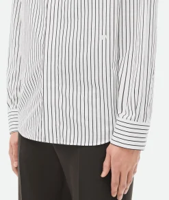 Pinstripe Poplin Shirt