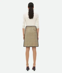 Prince Of Wales Wool Skirt