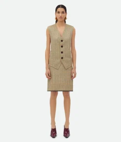 Prince Of Wales Wool Skirt