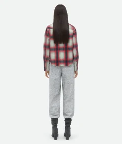 Printed Leather Check Shirt