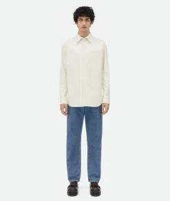 Printed Leather Check Shirt