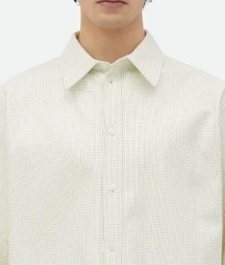 Printed Leather Check Shirt