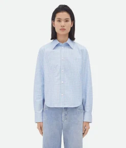 Printed Leather Check Shirt