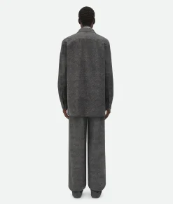 Printed Leather Flannel Shirt