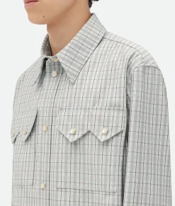 Printed Leather Shirt