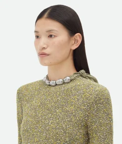 Printed Viscose Silk Beads Scarf