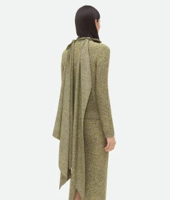 Printed Viscose Silk Beads Scarf