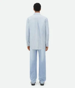 Relaxed Fit Printed Leather Shirt