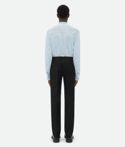 Sartorial Grain De Poudre Trousers
