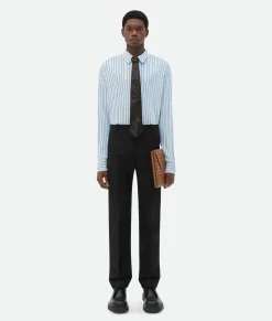 Sartorial Grain De Poudre Trousers