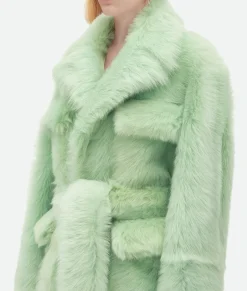 Shearling Belted Coat