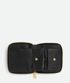 Small Cassette Compact Zip Around Wallet