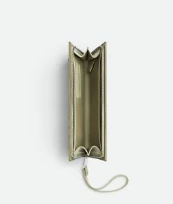 Small Intrecciato Document Case With Wristlet