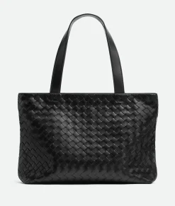 Small Intrecciato Zipped Tote