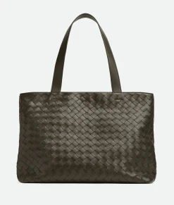 Small Intrecciato Zipped Tote