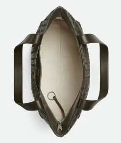 Small Intrecciato Zipped Tote