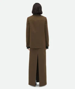 Soft Wool Twill Overshirt