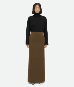 Soft Wool Twill Skirt