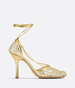 Stretch Lace-Up Sandal