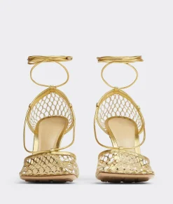 Stretch Lace-Up Sandal