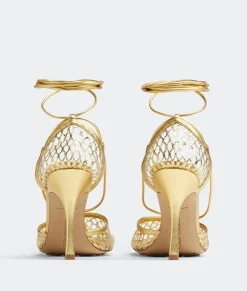 Stretch Lace-Up Sandal