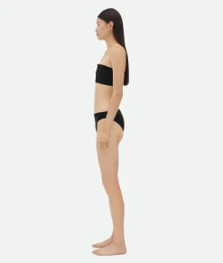 Stretch Nylon Bikini With Knot Ring