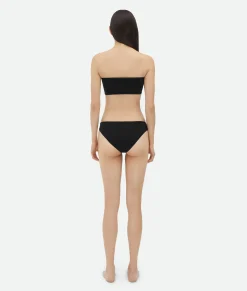 Stretch Nylon Bikini With Knot Ring
