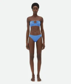 Stretch Nylon Bikini With Knot Ring