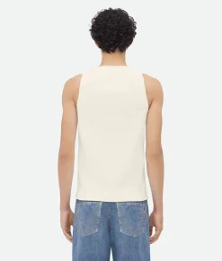 Stretch Rib Cotton Tank Top
