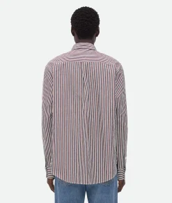 Striped Cotton Shirt With 