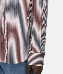 Striped Cotton Shirt With 