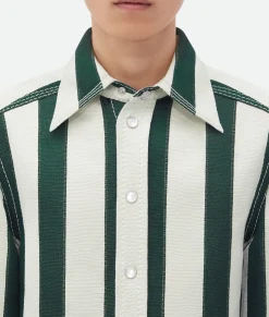 Striped Cotton Viscose Shirt