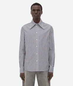 Striped Poplin Shirt