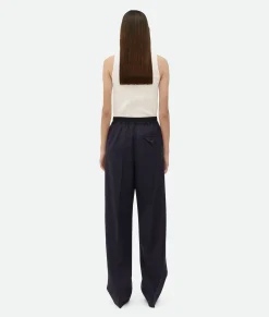 Striped Wool Trousers