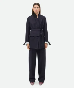 Striped Wool Trousers