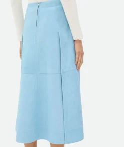 Suede Leather Skirt