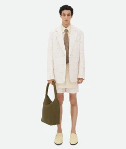 Textured Criss-Cross Cotton Shirt