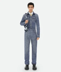 Textured Denim Viscose Shirt