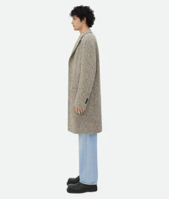 Textured Mouline Cotton Coat