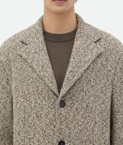Textured Mouline Cotton Coat