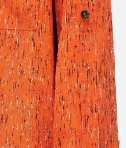 Textured Viscose Stripe Shirt With 