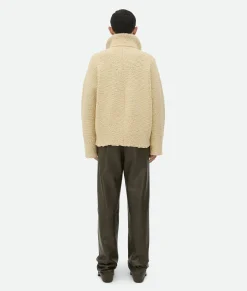 Textured Wool Double Layer Cardigan