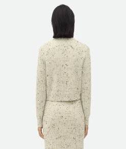 Textured Wool Rib Cardigan