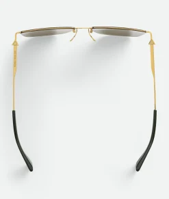 Ultrathin Metal Rectangular Sunglasses