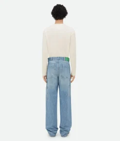 Vintage Indigo Cargo Denim