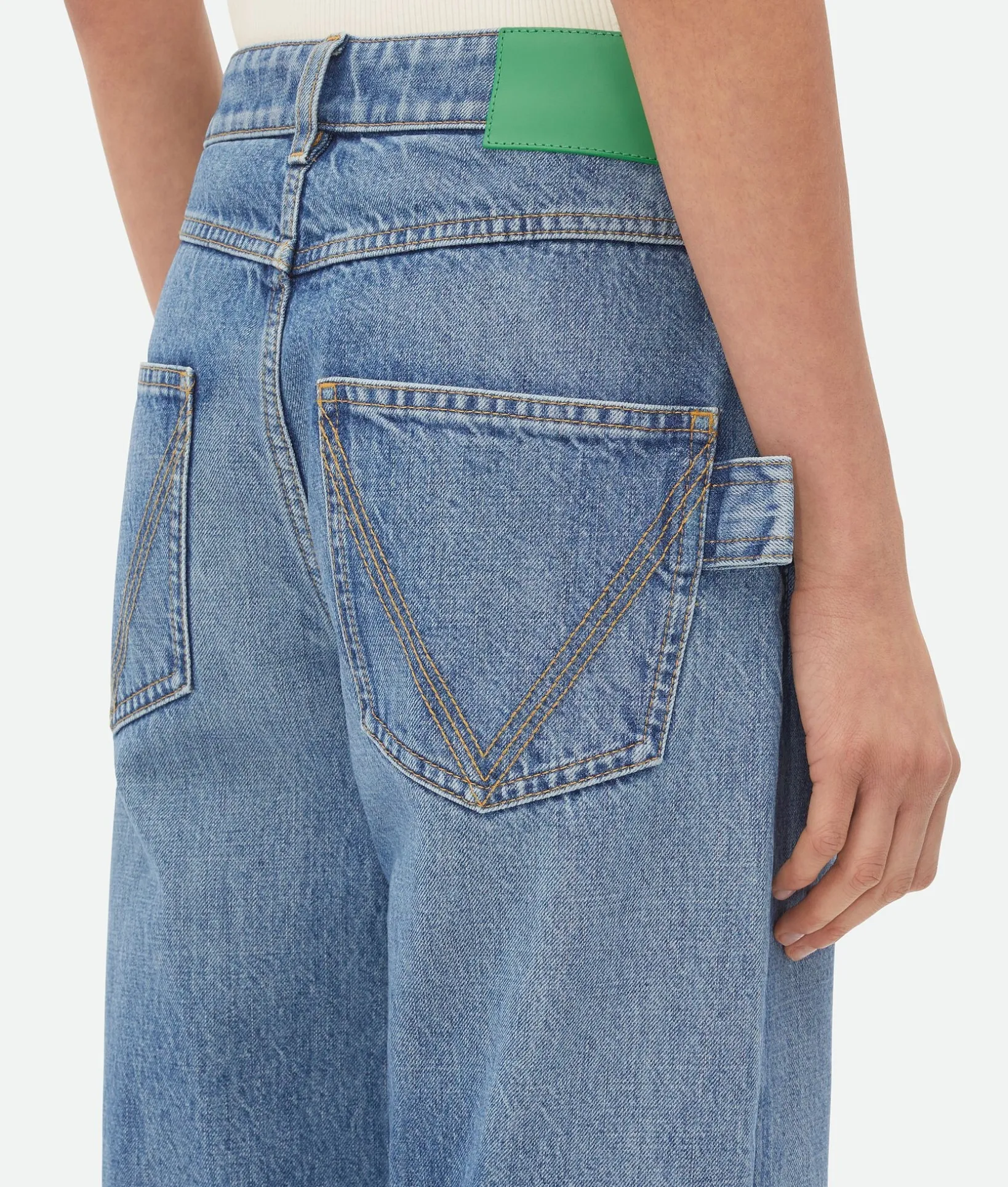 Vintage Indigo Washed Boyfriend Denim