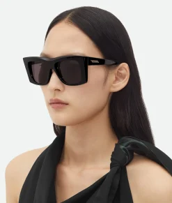 Visor Recycled Acetate Square Sunglasses